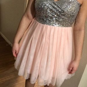 Strapless dress